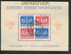 all. Besetzung Mi # VZd 1 Sonderstempel Sonderblatt (25976)