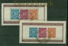 all. Besetzung Mi # Block 12 A und B SSt. geprft Schlegel BPP (42368)