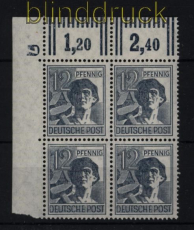 all. Besetzung Mi # 947 postfrischer 4er-Block mit Druckerzeichen (32386)