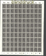 all. Besetzung Mi # 912 P ngdz kompletter postfrischer Schalterbogen (30226)