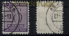 SBZ Mi # 121 X gestempelt geprft Strh BPP (28039)