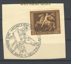 dt. Reich Mi # 671 mit SSt. auf Briefstck Mnchen-Riem (18009)