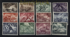 dt. Reich Mi # 831/42 postfrisch Heldengedanktag (I) (32198)