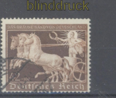dt. Reich Mi # 747 Braune Band 1940 gestempelt (42918)