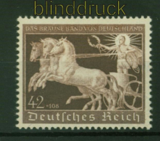 dt. Reich Mi # 747 Braune Band 1940 postfrisch (42347)