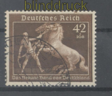 dt. Reich Mi # 699 gestempelt Braune Band 1939 (44481)