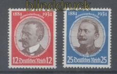 dt. Reich Mi # 542 und 543 y Kolonialforscher postfrisch (44419)