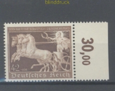 dt. Reich Mi # 747 Braune Band 1940 postfrisch (45144)