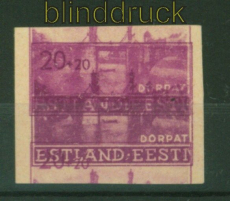 dt. Besetzung 2. WK Estland Mi # 5 U DD (*)  (34598)
