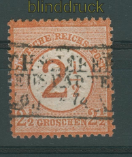 dt. Reich Mi #  29 gestempelt 2 1/2 Gr. auf 2 1/2 Groschen (26817)