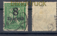 dt. Reich Mi # 278 X IV gestempelt geprft !!!!!(9460)