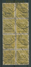 dt. Reich Mi # 324 W  8er-Block gestempelt (26839)
