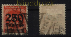 dt. Reich Mi # 296 gestempelt geprft Infla Berlin (27848)
