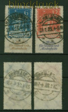 dt. Reich Mi # 233/34 Alters- und Kinderhilfe gestempelt geprft Infla Berlin (35285)