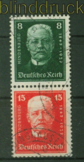 dt. Reich Zusammendrucke Mi # S 36 gestempelt (41462)