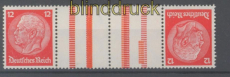 dt. Reich Zusammendrucke Mi # KZ 19 postfrisch  (35880)