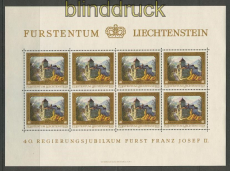 Liechtenstein Mi # 706/09 postfrische Kleinbgen (25335)
