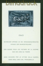 Schweiz Mi # Block 11 Schweizer Spende an die Kriegsgeschdigten postfrisch (42548)