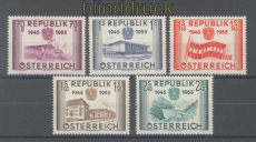 sterreich Mi # 1012/16 postfrisch (45253)