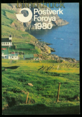 Dnemark Farer Jahreszusammenstellung 1980 postfrisch (41844)