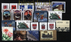 Lettland kleines postfrisches Lot aus 2011 und 2012 (31158)