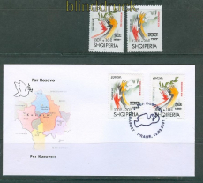 Albanien Mi # 2784/85 postfrisch + FDC !!!!! (25804)