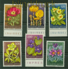 Jugoslawien Mi # 1330/35 Heilpflanzen postfrisch (34223)