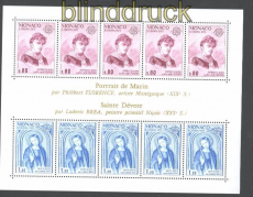 Monaco Mi # Block 8 Europa 1975 postfrisch (30269)