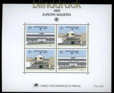 Portugal Madeira Mi # Block  11 postfrisch Europa 1990 (33094)