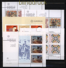 Portugal, Azoren und Madeira kleines Blocklot postfrisch und gestempelt (28942)