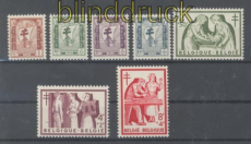 Belgien Mi # 1047/53 postfrisch Tuberkulose (44450)