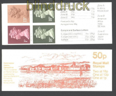 Grobritannien 2 x Markenheftchen Mi # 78 b postfrisch (30207)