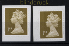 Gro�britannien 2 x Mi # 2963 postfrisch mit Code MIIL T  (31780)