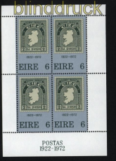 Irland Mi # Block 1 postfrisch 50 Jahre irische Briefmarken (31149)