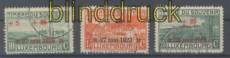 Luxemburg Mi # 144/46 gestempelt Einweihung eines Kriegerdenkmals (44457)