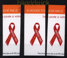 UNO Genf 3 x Mi # 771 30 Jahre Aidsbekmpfung postfrisch (31771)