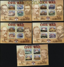 St. Vincent Bequia Mi # 720/39 150. Jahrestag des Amerikanischen Brgerkrieges postfrisch (30955)