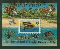 Antigua und Barbuda Mi # Block 62 Charles Darwin postfrisch (41409)