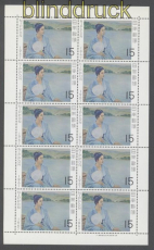 Japan Mi # 963 postfrischer Kleinbogen Woche der Philatelie (43395)