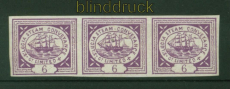 St. Lucia Steam Conveyance waagerechter 3er-Streifen postfrisch (35558)