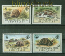 Seychellen Mi # 104/07 Schildkrten postfrisch (41400)