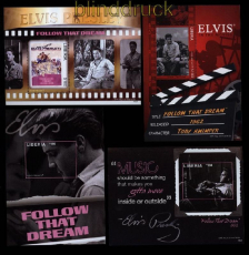 Liberia 2011 4 Blcke Elvis Presley Follow that dream postfrisch (31093)
