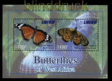 Liberia 2011 Block Schmetterlinge postfrisch (31100)