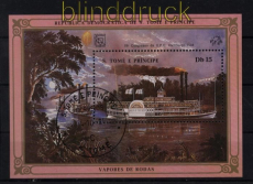 Sao Thom und Principe Mi # Block 153 gestempelt Schiffe (28917)