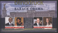 Gambia Barack Obama besucht Gro�britannien 2011 postfrisch (29937)