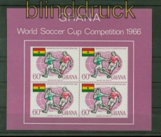 Ghana Mi # Block 22 postfrisch Fussball-WM 1966 (41253)