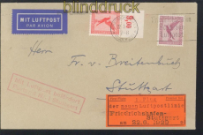 dt. Reich Erstflug Friedrichshafen - Stuttgart 22.6.1929 (45324)