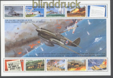 Gambia Block Mi # 157 Geschichte des 2. Weltkrieg postfrisch Flugzeuge (44824)