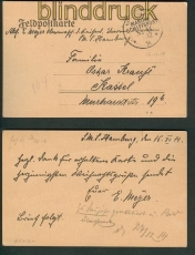 Marine-Schiffspost  MSP # 41 SMS Hamburg 16.12.1914 (25508)
