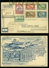 Ungarn Erstflug Budapest-Esztergem 1924 auf Flug-AK  (40286)